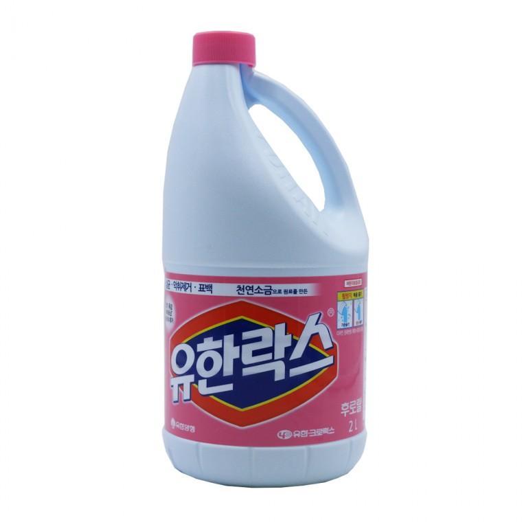 유한락스 후로랄 배수구 2L 용기 욕실청소 세면대 곰팡이제거 배수구청소 세면대청소 화장실청소