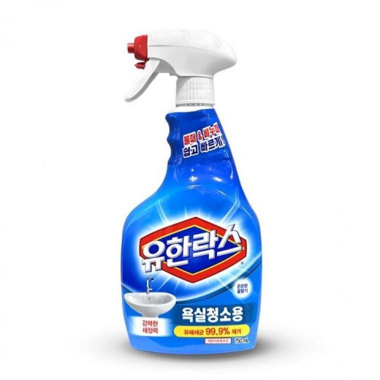 유한 락스 욕실 화장실 청소용 세정제 스프레이 750ml