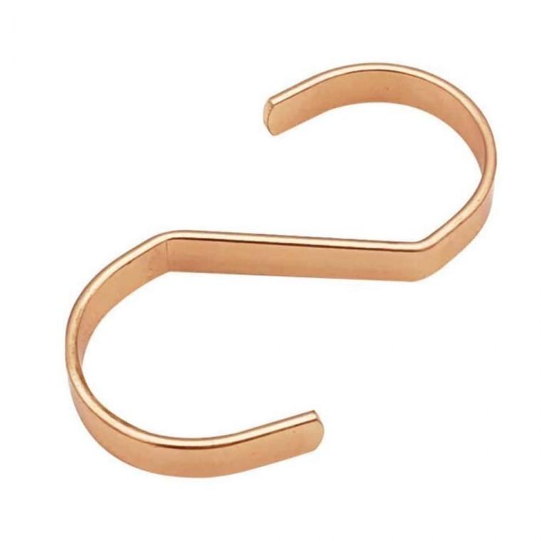 욕실 의류 열쇠 S고리 로즈골드 10mm 걸이