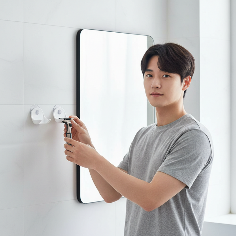 욕실 면도기걸이 벽걸이 면도기정리대 홀더