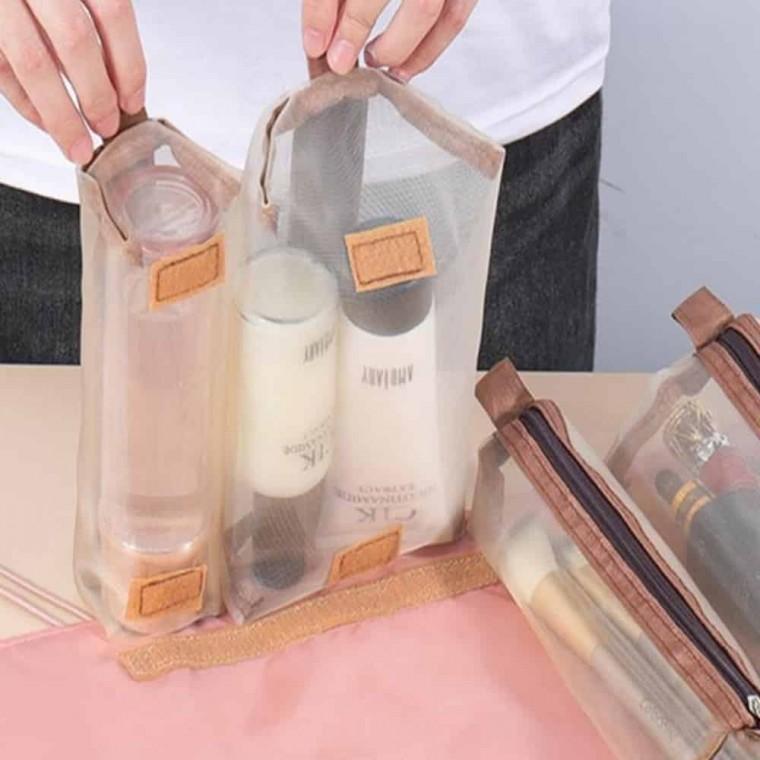 악세사리파우치 간편한파우치 멀티파우치 화장품 4면 파우치