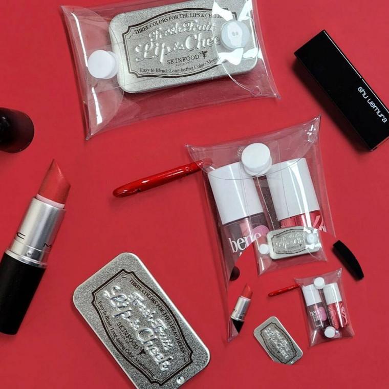 PVC 투명 카라비너 가방 5.5x8.5 카라비너미니파우치 PVC파우치