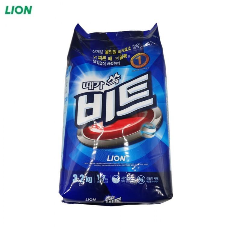 비트 세탁용품 가루세제 3.2Kg 리필 파우치 액체세제 1EA 분말세제 세탁 용품 일반용 드럼용