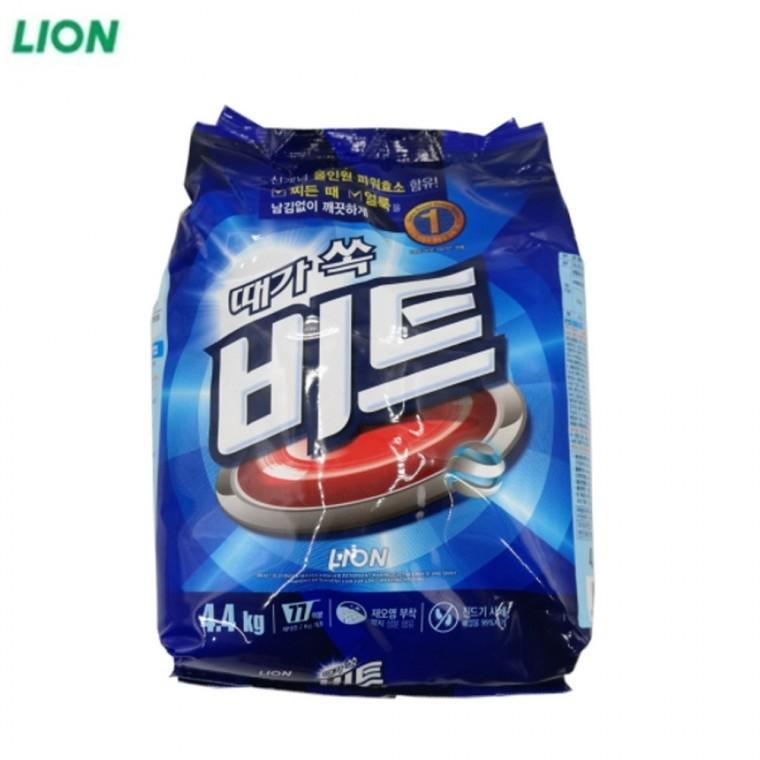 일반용 때가 쏙 비트 가루세제 분말세제 4.4Kg 세탁용품 리필 파우치 1EA 세탁세제 액체세제 드럼용