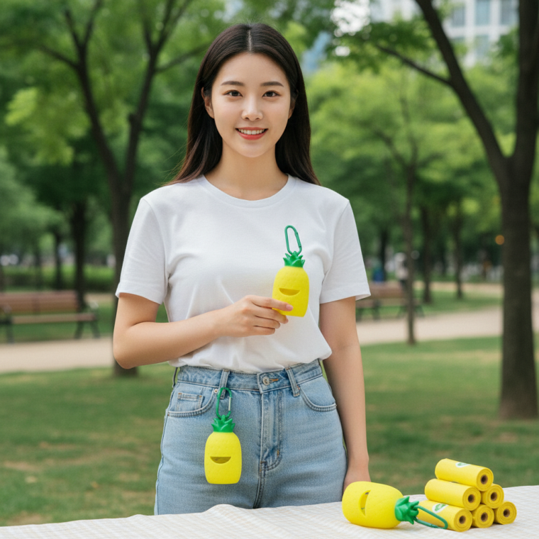 강아지 배변봉투 케이스 산책용 풉백 파우치 반려견 배변처리 가방 홀더 산책