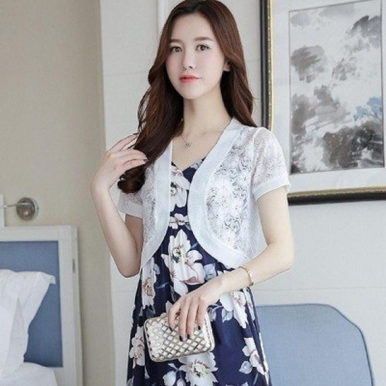 레이스 숏 가디건 미니 볼레로 여성 봄 여름용 미니 레이스 여성 볼레로 여름 봄 숏