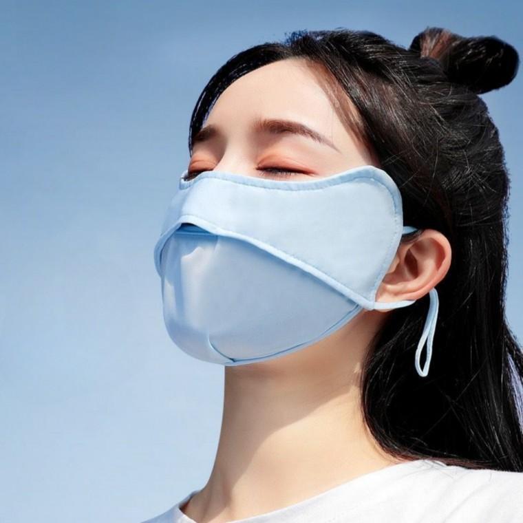 빨아쓰는 여름 골프 쿨 자외선차단 마스크