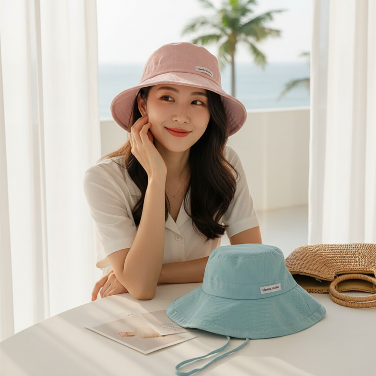 30대 40대 여성 여름 버킷햇 자외선 차단 휴가용 여행 모자