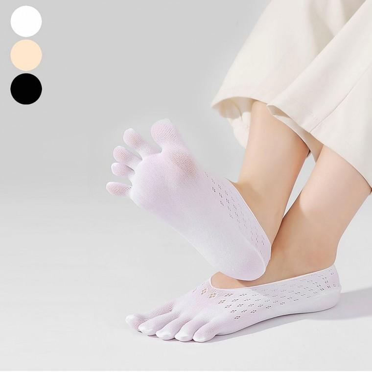 양말 페이크 통풍 발가락 덧신 여성 잘되는 여름 메쉬