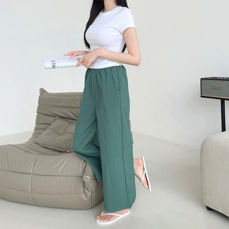 통바지 치마바지 바스락 와이드 캐주얼 여름 여성 A라인 하의