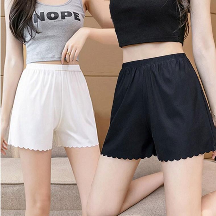 여자 여름 쿨링 이너 냉감 스판 물결 바지 속바지