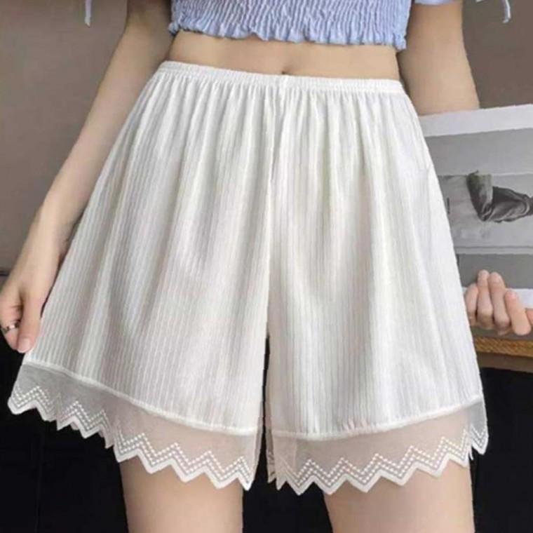 여성 시원한 에어 레이스 1P 여름 넉넉한 이너 밴딩