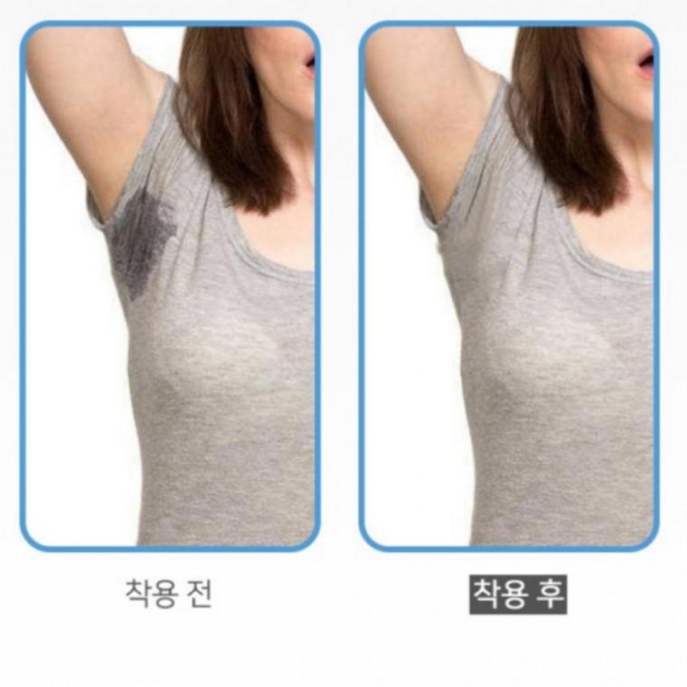 겨땀속옷 땀방지 관리법 여성 여름속옷 땀흡수 겨땀 데오드란트