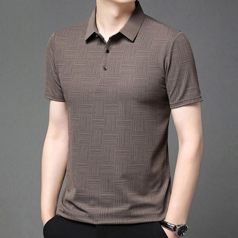 카라 데일리 여름 남성 패턴 기본티 3색 반팔 티셔츠