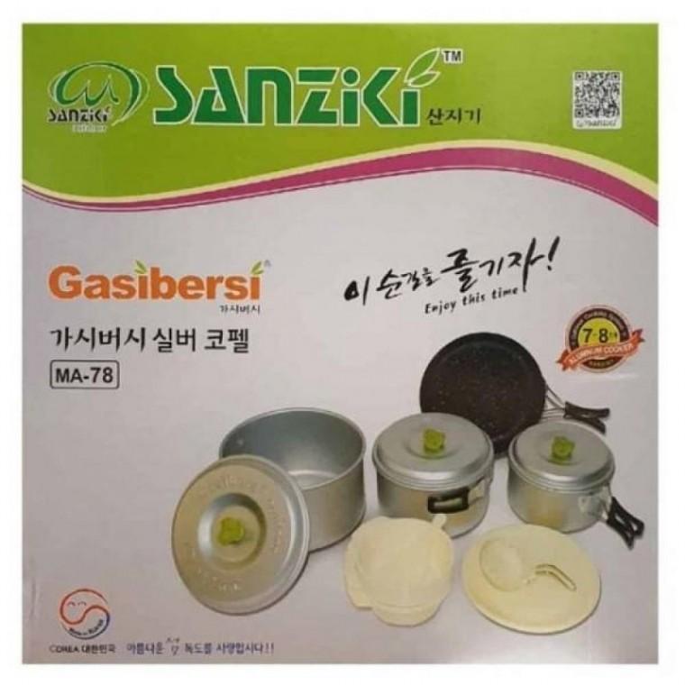 캠핑 실버코펠세트 8인용 캠핑용냄비 코펠냄비