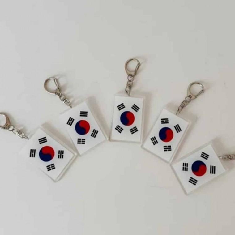태극기 키링 5p 자동차키링 태극기열쇠고리