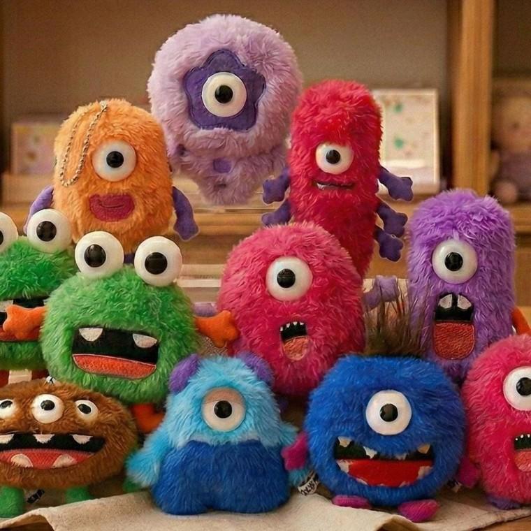 토마몬 봉제인형 키링 10cm 10EA 캐릭터 키홀더 가방고리 열쇠고리