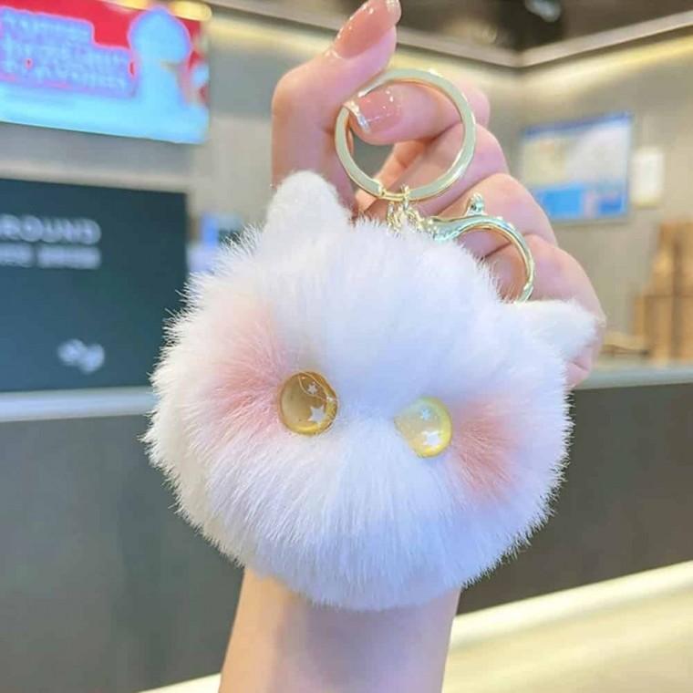 고양이 털키링 귀여운열쇠고리 다이어리고리