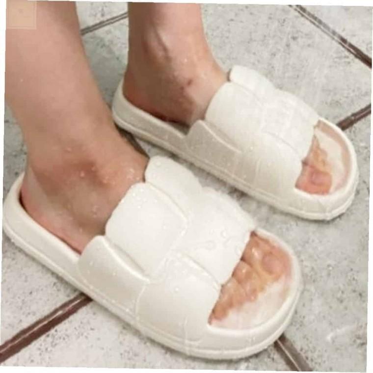 쿠션 슬리퍼 아이보리 쿠션실내화 화장실실내화 푹신한실내화