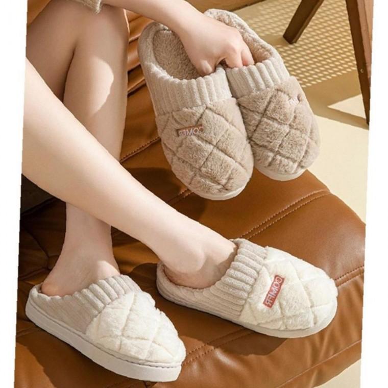 남녀 따뜻한 부드러운 거실화 실내화 1P 발보온 커플