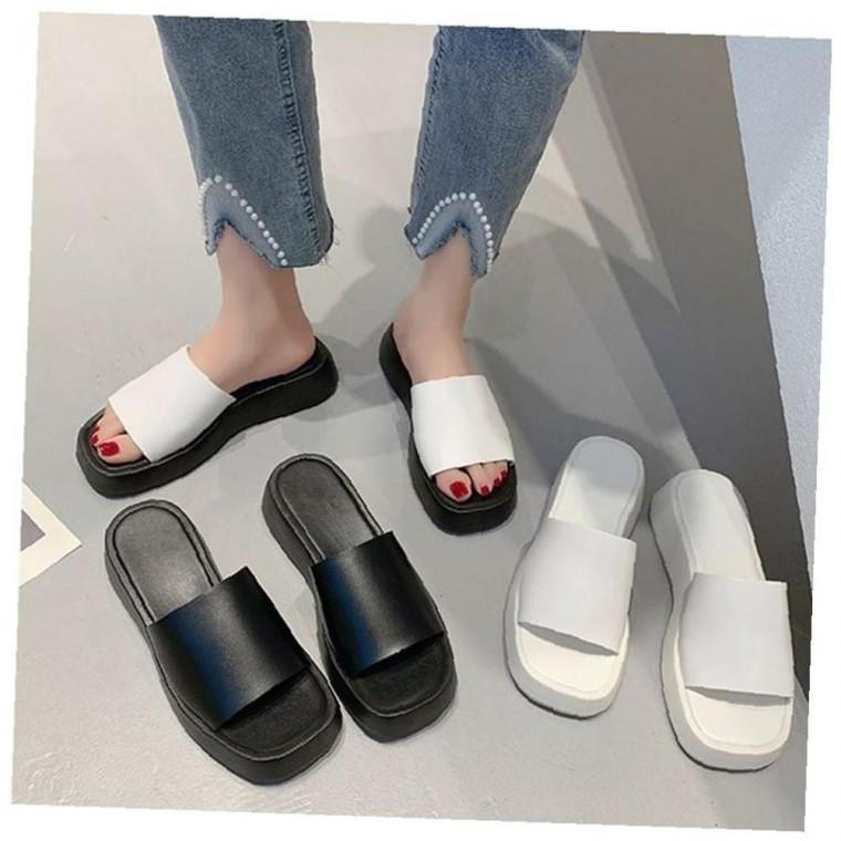 여성 쿠션 탄탄 편한 사무실 실내화 신발 중굽