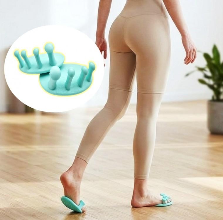 까치발 슬리퍼 반쪽 가자미근 종아리 스트레칭 실내화