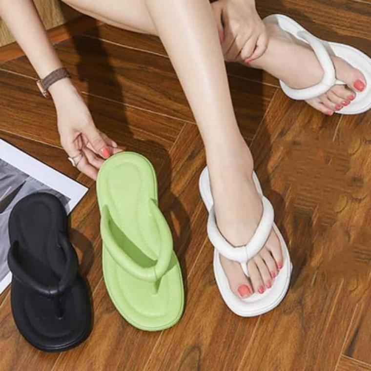 여성 실내화 EVA 쪼리 4컬러 쿠션쪼리 여성조리