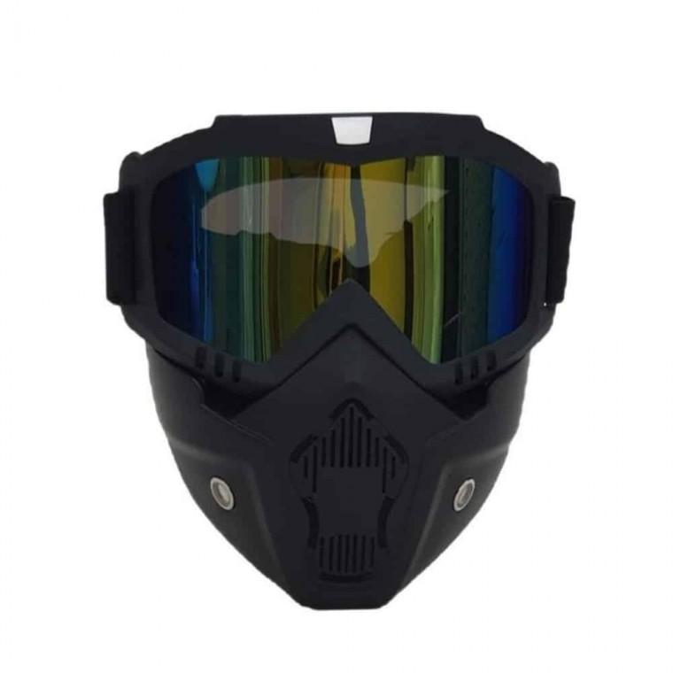 남자고글선글라스 보호안경 남자보드고글 바이크고글마스크 방풍고글 마스크 미러골드