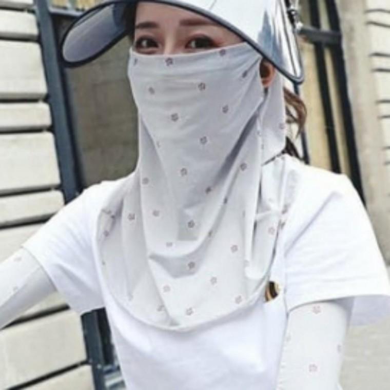 자외선 차단 꽃무늬 쿨토시 아웃도어 햇빛가리개