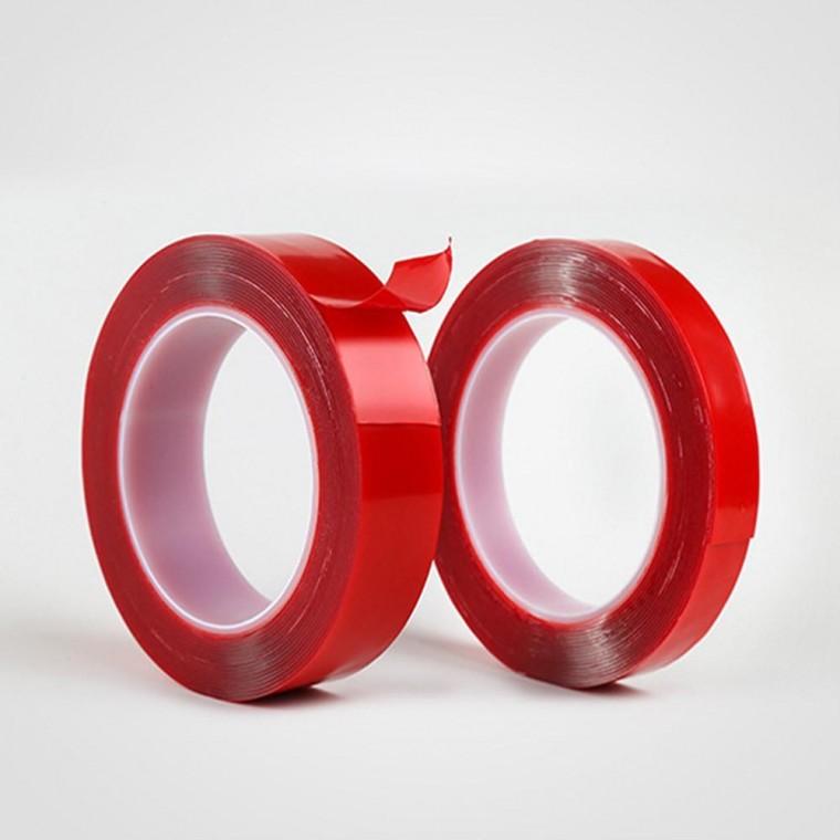 투명 실리콘 양면 테이프 1mm 25mm 3m 강력접착 방수 다용도 고정용