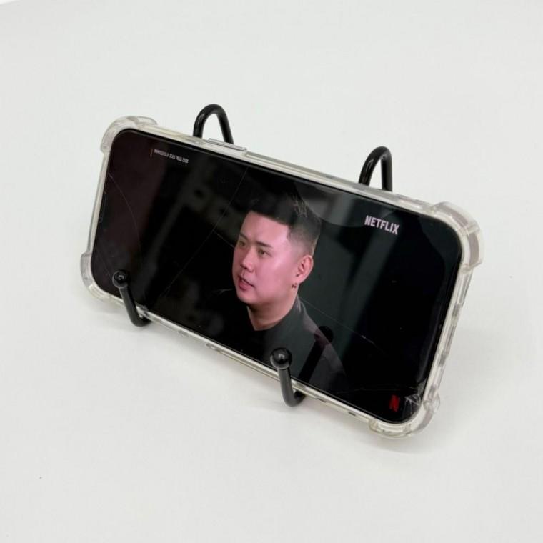 철제 다용도 액자 거치대 블랙 소 받침대 책받침대 도마 접시