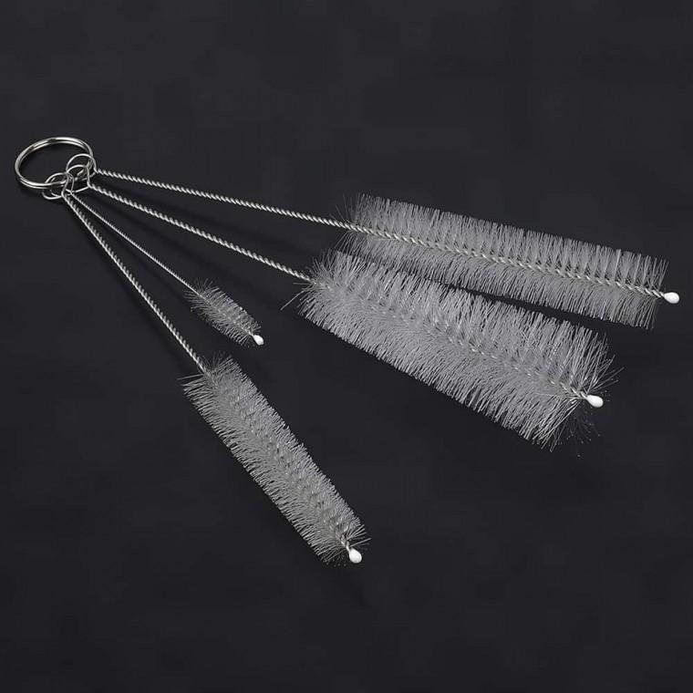 긴병 세척솔 유리병 텀블러 물병 청소 4p 주방 브러쉬 다용도