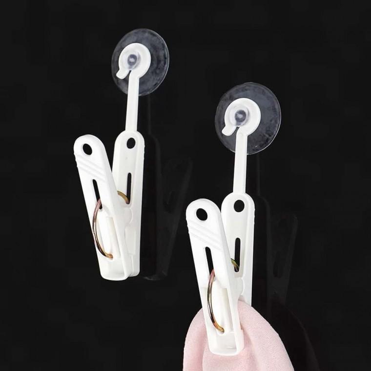 다용도빨래집게 6P 흡착식 빨래집게