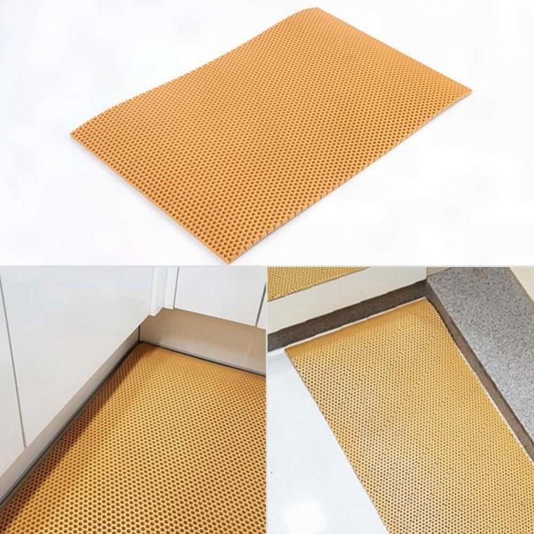 갈색 잘라쓰는 쿠션매트 키친다용도매트
