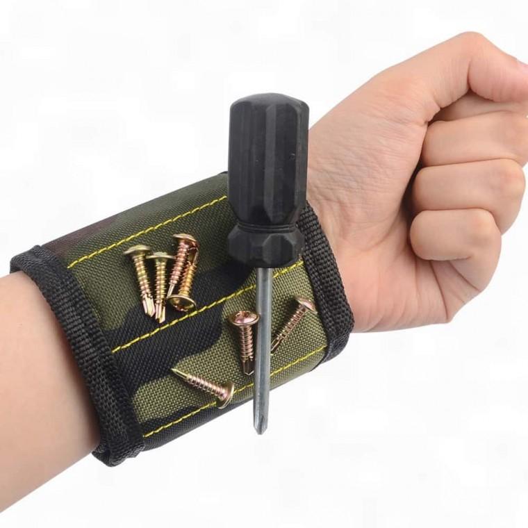 다용도자석밴드 작업 자석팔찌 공구 나사못 볼트 보관 손목밴드 diy 1p