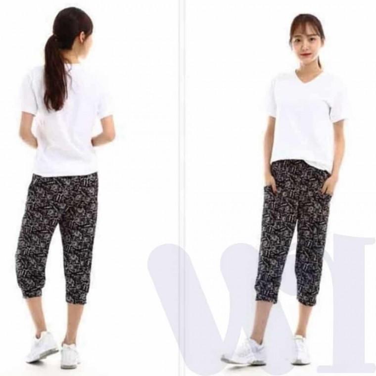 여성 냉감팬츠 7부 프리사이즈 비치썬 7부배기바지 여름팬츠 여성바지 여자쿨바지 여성여름바지
