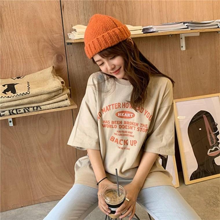 6종 오버핏 박스티 여성 여름 반팔티