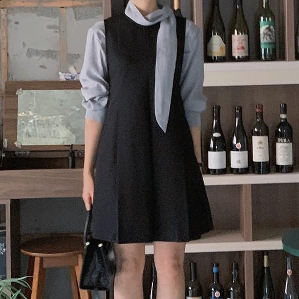 데일리원피스 나시 여성원피스 레이어드 오피스룩원피스 여름원피스 롱원피스