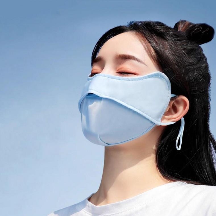 심플 얼굴 마스크 스포츠 골프 페이스 햇빛 가리개 러닝 안면 여름 바이크 햇볕 차단