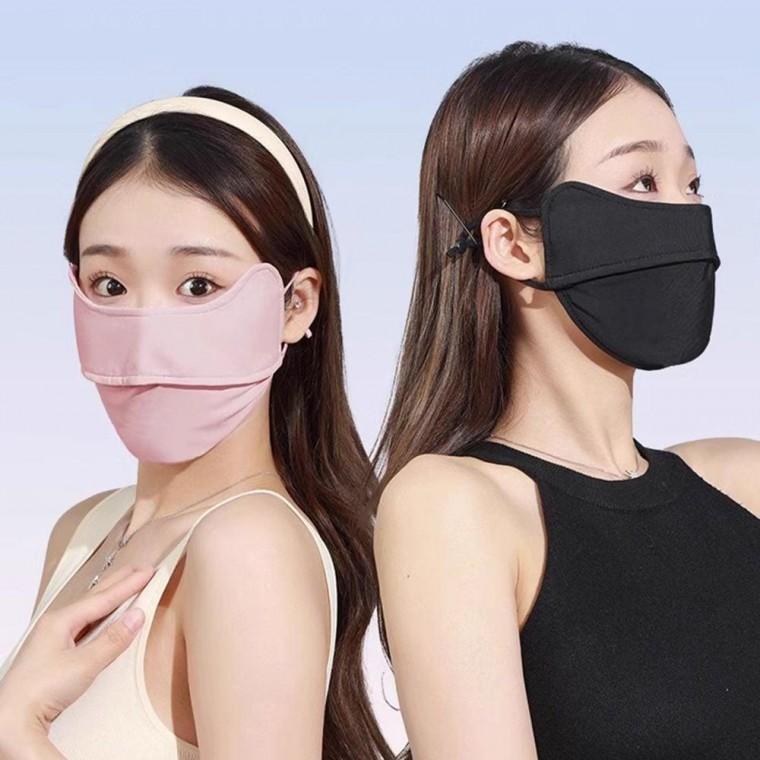 쿨마스크 안면 자전거 라이딩 골프 등산 숨쉬기 편한 얼굴 가리개 여름용 시원한 햇빛