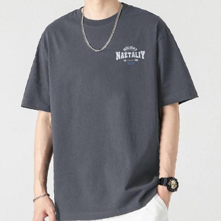 남성 여름 효율 레터링 반팔티 1P 베이직 캐주얼 티셔츠