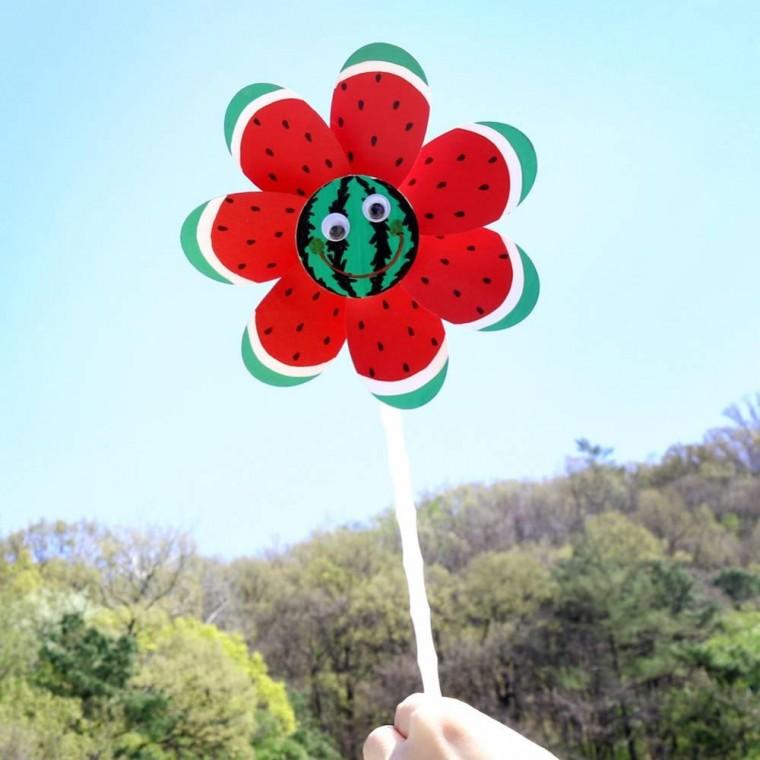수박 바람개비 만들기 DIY 세트 색칠 꾸미기 여름 미술 놀이 교육 재료