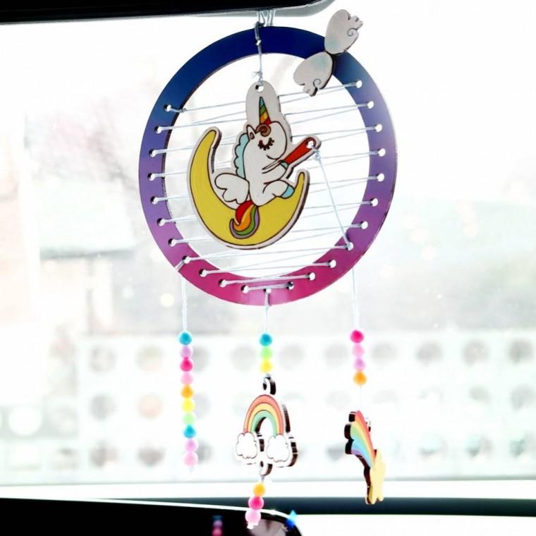 유니콘 만들기 DIY 세트 모빌 장식 공예 재료 여름 패키지