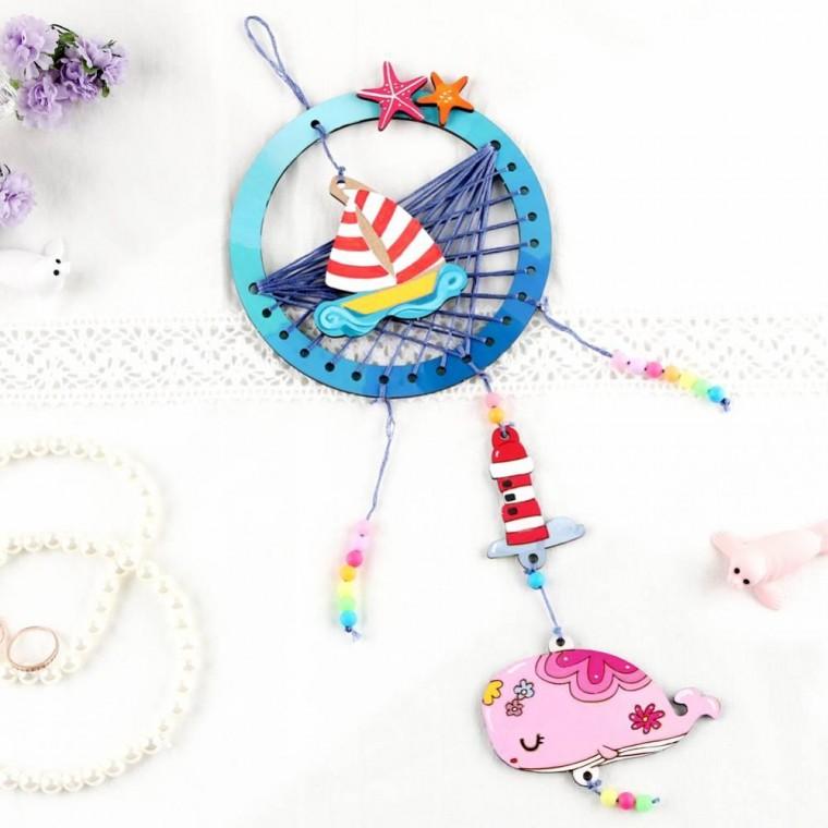 고래 만들기 DIY 세트 모빌 장식 공예 재료 여름 패키지