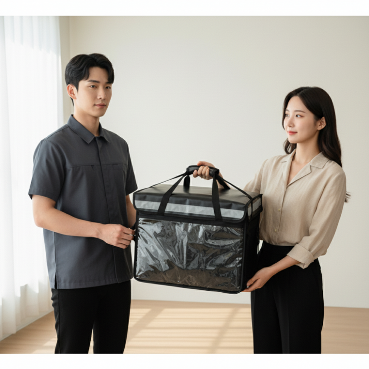 보온보냉 44L 대용량 오토바이 배달가방 음식배달 보냉백