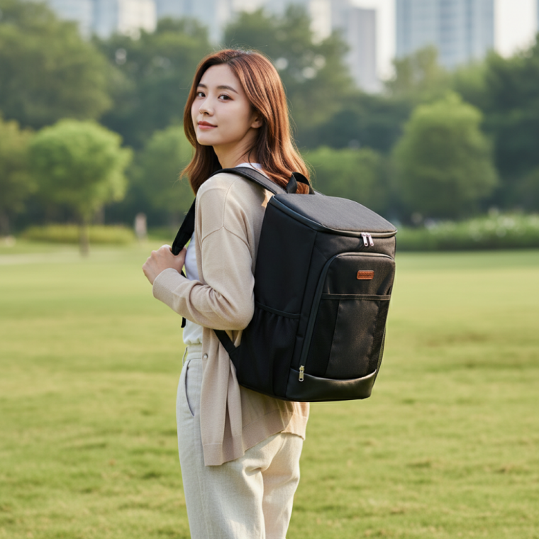 렛츠캠핑 보온보냉 백팩 아이스백 쿨러백 소풍가방