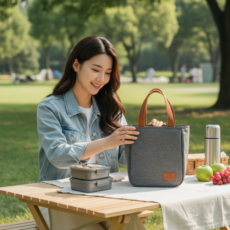 조이풀 5L 보온보냉백 도시락가방 피크닉 가방 아이스백 파우치