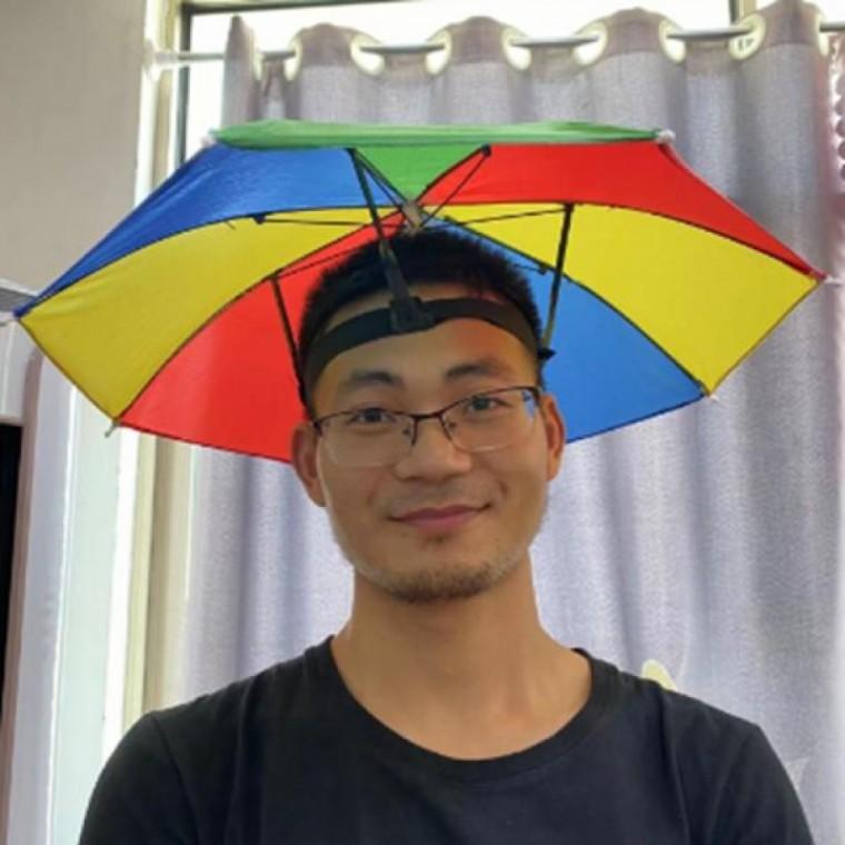 햇빛 무지개 모자 자외선 농업용 모자 가리개 야외 차단