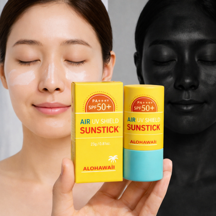 끈적임없는 카모마일 선스틱 SPF 50 PA+++ 자외선차단 미백 판촉물 사은품 답례품 판촉 UV 선크림 선케어