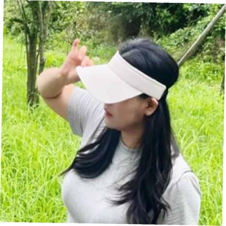 썬캡 모자 화이트 챙넓은모자 자외선차단모자 캠핑모자